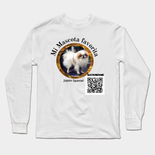 Cute Japan Spaniel mascot Long Sleeve T-Shirt